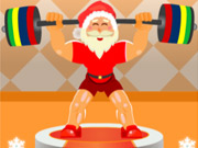 Santa Claus Weightlifter