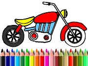 Bts Motorbike Coloring