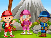 Kids Camping Hidden Stars