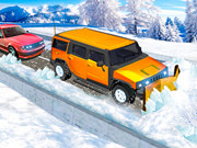 Snow Plow Jeep Driving