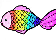 Rainbow Fish Coloring