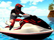 Water Slide Jet Boat Race 3D