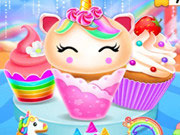 Unicorn Mermaid Cupcake Cooking Design